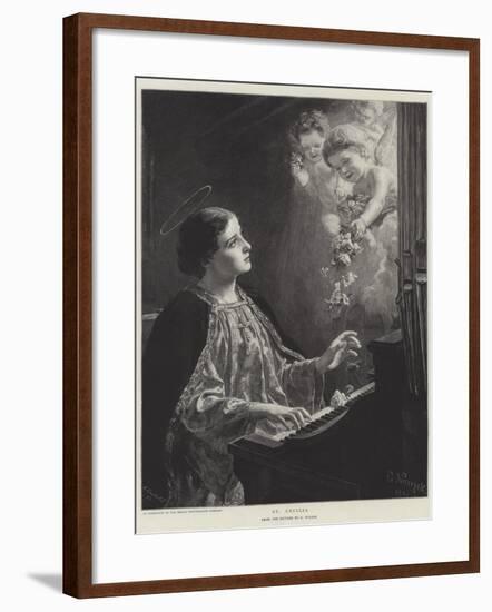 St Cecilia-null-Framed Giclee Print