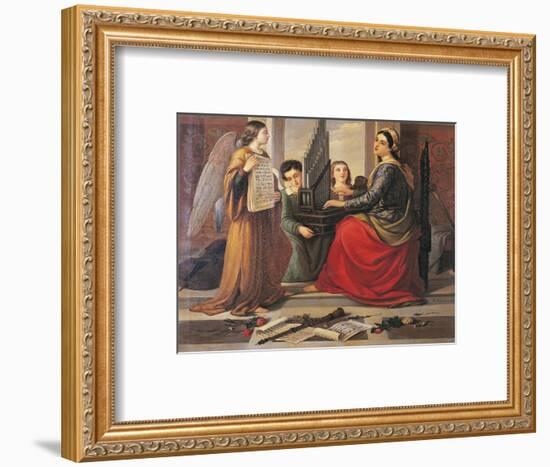 St Cecilia-Francesco Cogorno-Framed Giclee Print