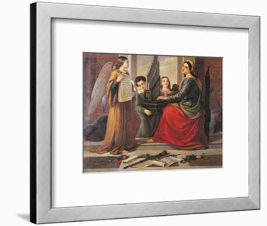St Cecilia-Francesco Cogorno-Framed Giclee Print