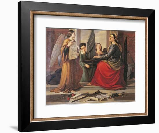 St Cecilia-Francesco Cogorno-Framed Giclee Print