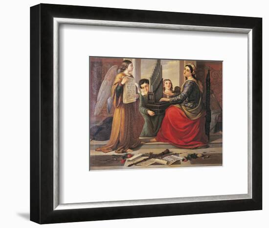 St Cecilia-Francesco Cogorno-Framed Giclee Print