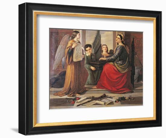 St Cecilia-Francesco Cogorno-Framed Giclee Print