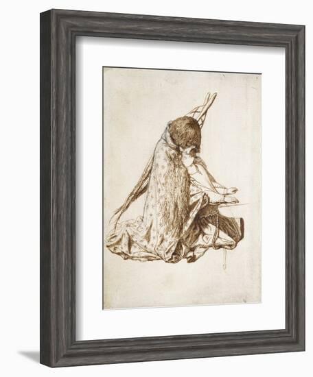 St Cecilia-Dante Gabriel Charles Rossetti-Framed Giclee Print