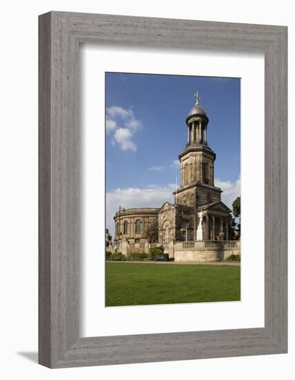 St. Chad's Church, St. Chad's Terrace, Shrewsbury, Shropshire, England, United Kingdom, Europe-Stuart Black-Framed Photographic Print