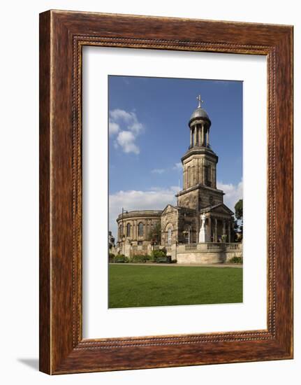St. Chad's Church, St. Chad's Terrace, Shrewsbury, Shropshire, England, United Kingdom, Europe-Stuart Black-Framed Photographic Print