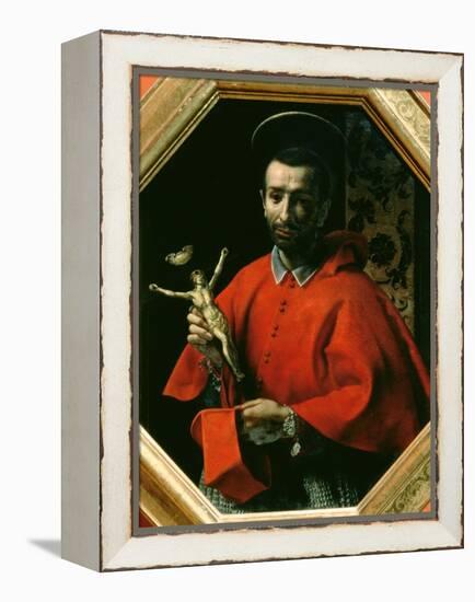 St. Charles Borromeo, Archbishop of Milan-Carlo Dolci-Framed Premier Image Canvas