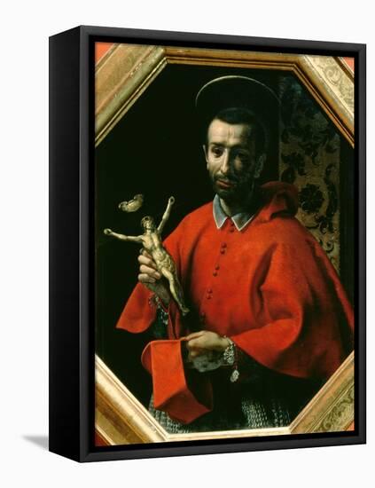 St. Charles Borromeo, Archbishop of Milan-Carlo Dolci-Framed Premier Image Canvas