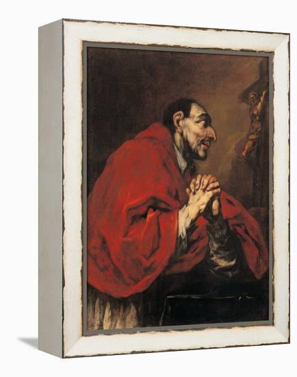 St Charles Borromeo in Prayer-Giuseppe Antonio Pianca-Framed Premier Image Canvas