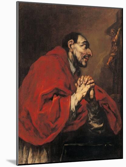 St Charles Borromeo in Prayer-Giuseppe Antonio Pianca-Mounted Giclee Print