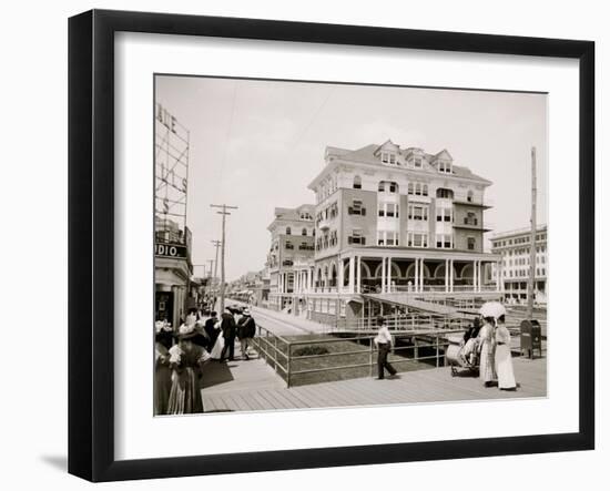 St. Charles Hotel, Atlantic City, N.J.-null-Framed Photo