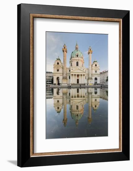 St. Charles's Church, Charles' Square, Vienna, Austria-Rainer Mirau-Framed Photographic Print