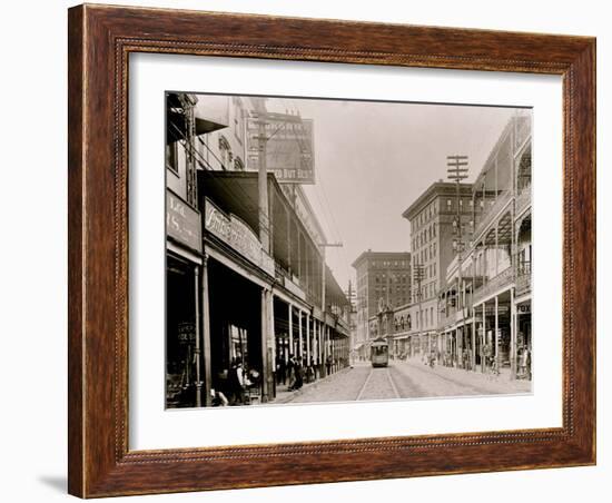 St. Charles St. I.E. Saint Charles Avenue, New Orleans, Louisiana-null-Framed Photo