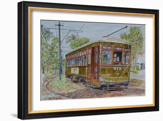 St. Charles Streetcar, 2008-Anthony Butera-Framed Giclee Print