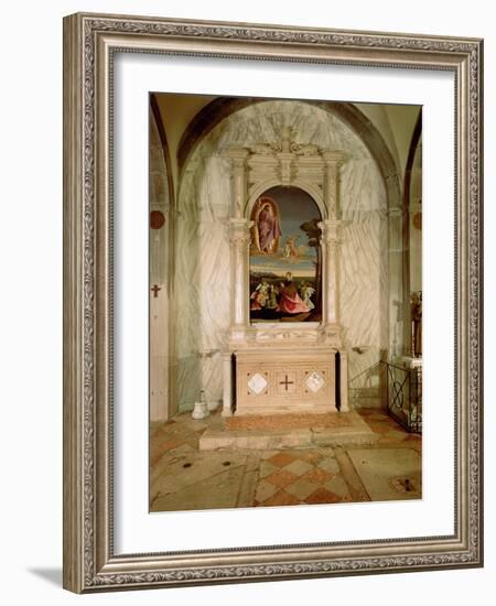 St. Christina Altarpiece-Vincenzo Di Biagio Catena-Framed Giclee Print