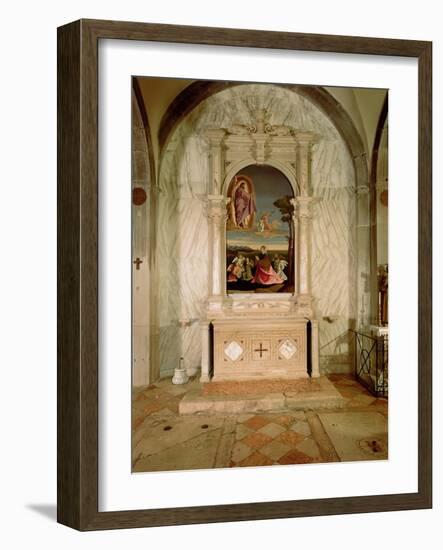 St. Christina Altarpiece-Vincenzo Di Biagio Catena-Framed Giclee Print