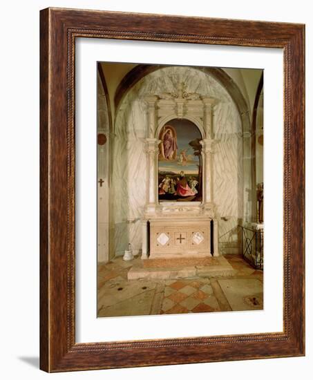 St. Christina Altarpiece-Vincenzo Di Biagio Catena-Framed Giclee Print