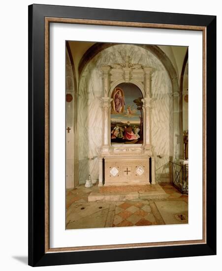 St. Christina Altarpiece-Vincenzo Di Biagio Catena-Framed Giclee Print