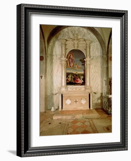 St. Christina Altarpiece-Vincenzo Di Biagio Catena-Framed Giclee Print