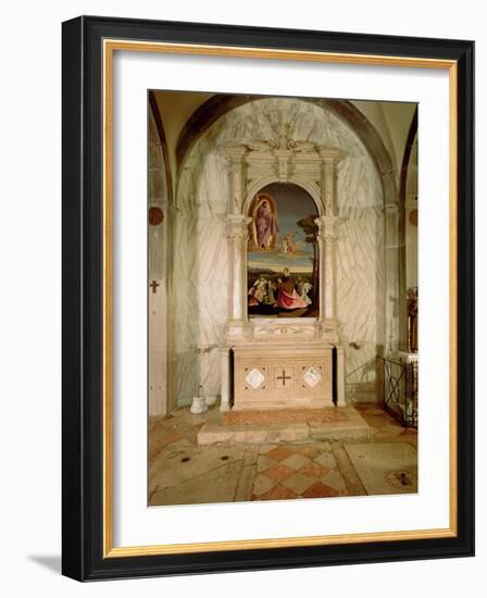 St. Christina Altarpiece-Vincenzo Di Biagio Catena-Framed Giclee Print