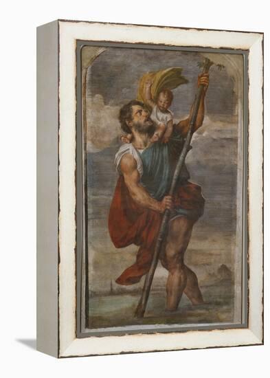 St. Christopher, 1523-24-Titian (Tiziano Vecelli)-Framed Premier Image Canvas