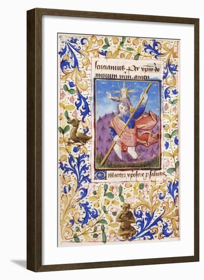 St Christopher with the Child Jesus-null-Framed Giclee Print