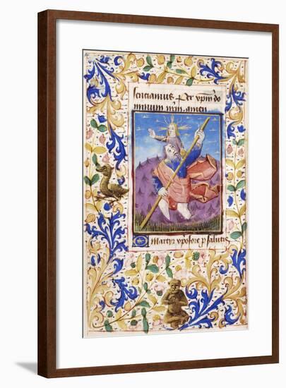 St Christopher with the Child Jesus-null-Framed Giclee Print