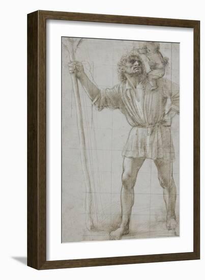 St. Christopher with the Infant Jesus, c. 1490-Donato Bramante-Framed Giclee Print