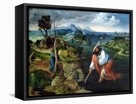 St. Christopher-Joachim Patenir-Framed Premier Image Canvas