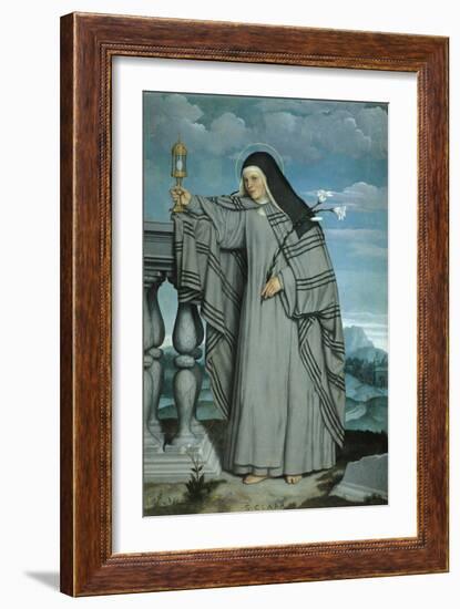 St Clare, 1548-Giovanni Battista Moroni-Framed Giclee Print