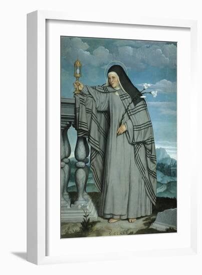 St Clare, 1548-Giovanni Battista Moroni-Framed Giclee Print