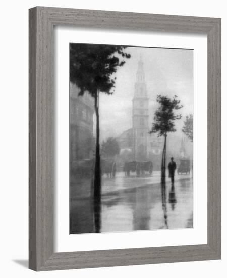 St Clement Danes Church, Strand, London, 1924-1926-GF Prior-Framed Giclee Print