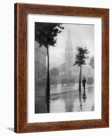 St Clement Danes Church, Strand, London, 1924-1926-GF Prior-Framed Giclee Print