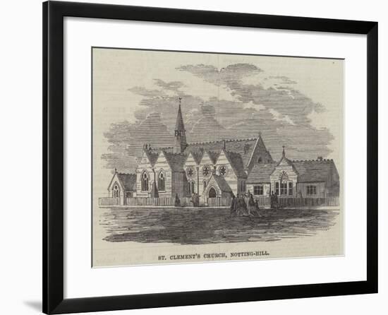 St Clement's Church, Notting-Hill-null-Framed Giclee Print