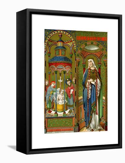 St Clotilda, 1886-null-Framed Premier Image Canvas