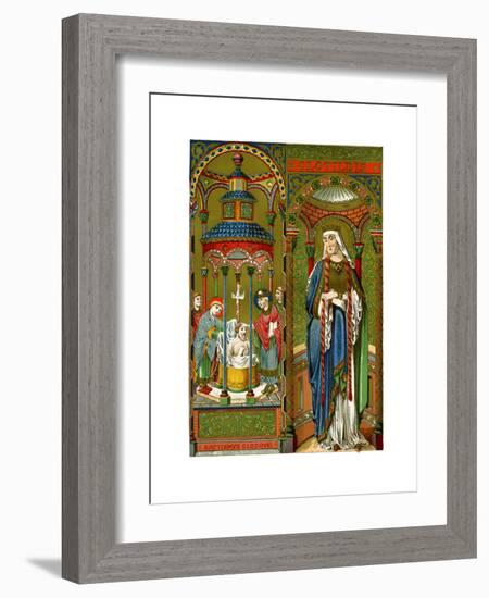 St Clotilda, 1886-null-Framed Giclee Print