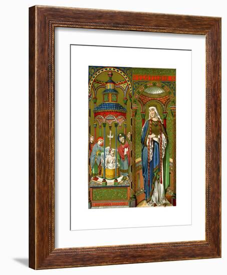 St Clotilda, 1886-null-Framed Giclee Print