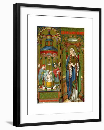 St Clotilda, 1886-null-Framed Giclee Print