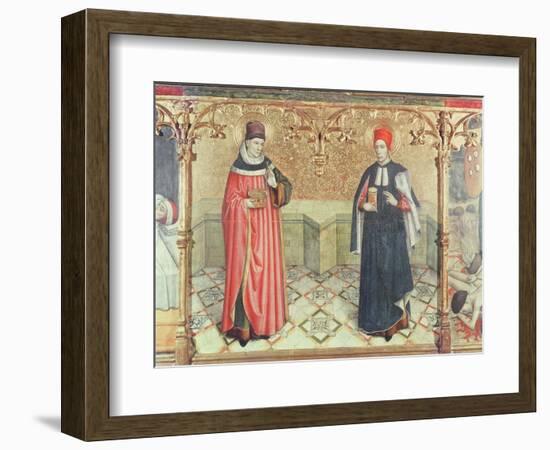 St. Cosmas and St. Damian-Jaume Huguet-Framed Giclee Print