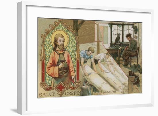 St Crispin, Cobblers and Tanners-null-Framed Giclee Print