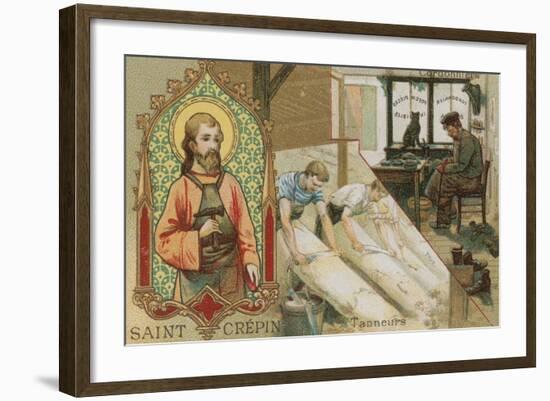 St Crispin, Cobblers and Tanners-null-Framed Giclee Print