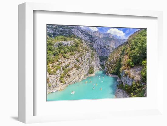 St. Croix Lake, Gorges du Verdon, Provence-Alpes-Cote d'Azur, Provence, France-Marco Simoni-Framed Photographic Print