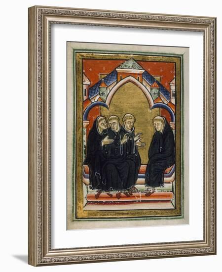 St. Cuthbert Elected Bishop-null-Framed Giclee Print