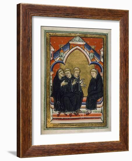 St. Cuthbert Elected Bishop-null-Framed Giclee Print