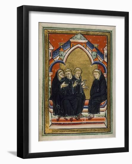 St. Cuthbert Elected Bishop-null-Framed Giclee Print