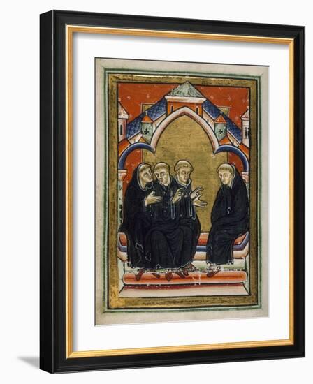 St. Cuthbert Elected Bishop-null-Framed Giclee Print