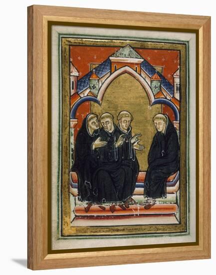 St. Cuthbert Elected Bishop-null-Framed Premier Image Canvas