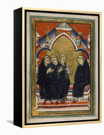 St. Cuthbert Elected Bishop-null-Framed Premier Image Canvas