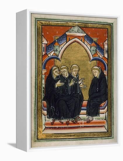 St. Cuthbert Elected Bishop-null-Framed Premier Image Canvas