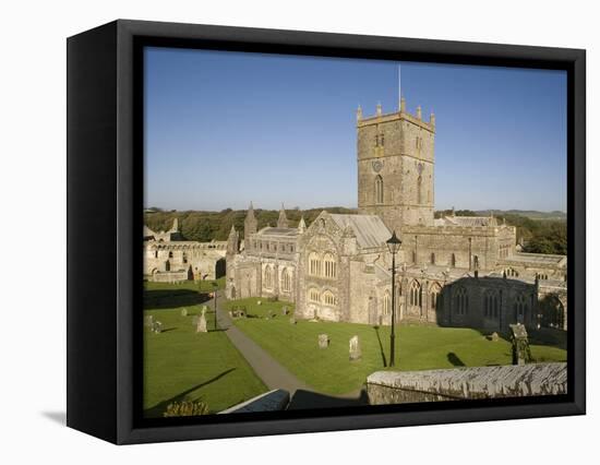 St. David's Cathedral, Dyfed, Wales, Uk-Rolf Richardson-Framed Premier Image Canvas