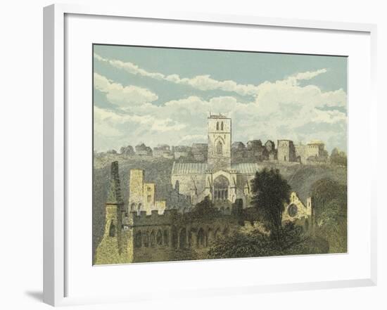 St David's Cathedral, View from the Ancient Bishop's Palace-null-Framed Giclee Print